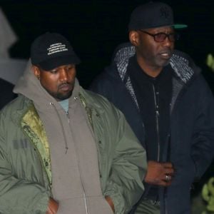 Kanye West est allé diner avec son père Ray West au restaurant Nobu à Malibu, le 15 février 2018