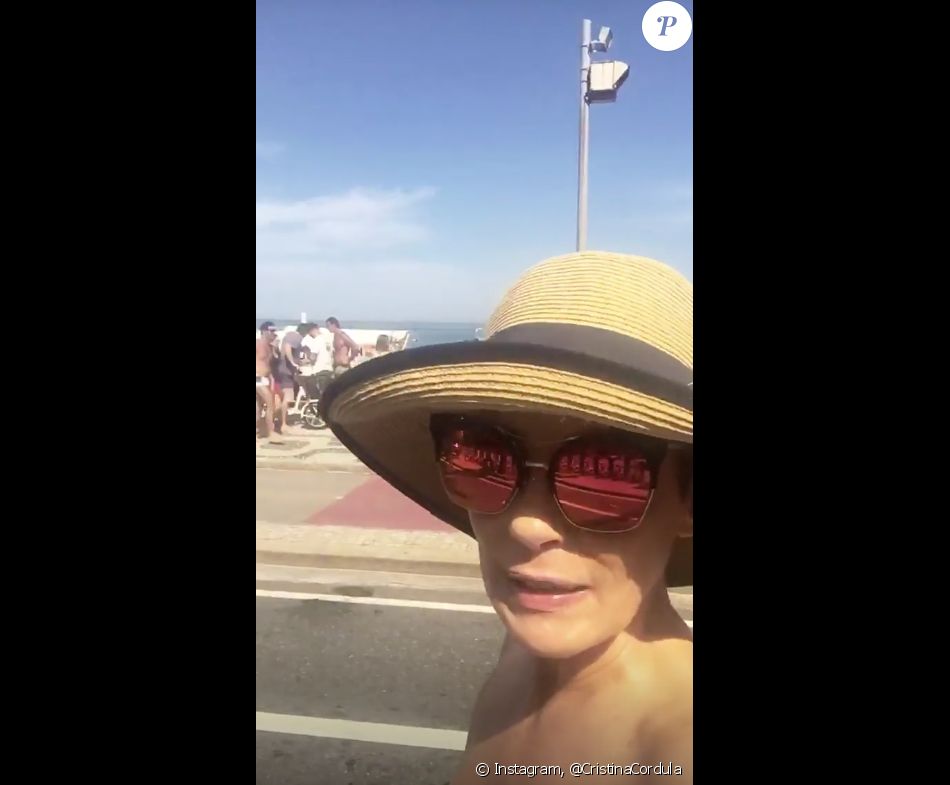 Cristina Cordula à Rio de janeiro, le 29 juillet 2018. - Purepeople