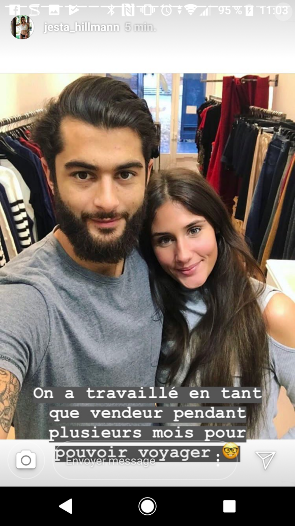 Jesta (Koh-Lanta) dévoile des photos souvenirs d'elle et Benoît - Instagram, 1er août 2018