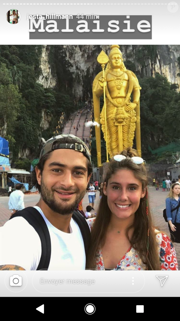 Jesta (Koh-Lanta) dévoile des photos souvenirs d'elle et Benoît - Instagram, 1er août 2018