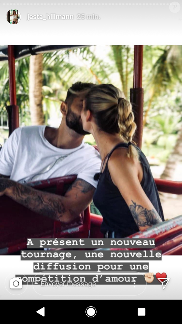 Jesta (Koh-Lanta) dévoile des photos souvenirs d'elle et Benoît - Instagram, 1er août 2018