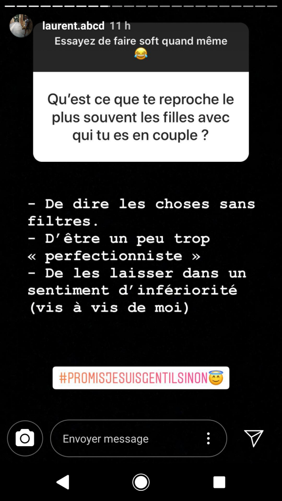 Laurent de "Mariés au premier regard" répond aux questions de ses fans - Instagram, 1er août 2018