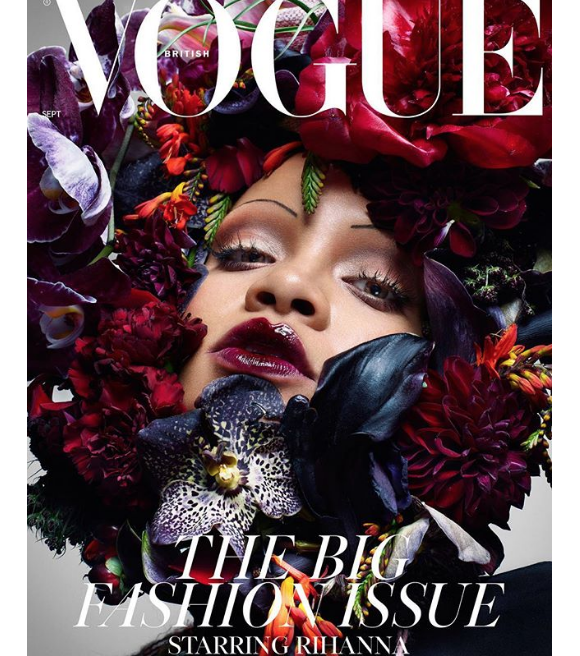 Rihanna fait la couverture du Vogue UK de septembre 2018, parution le 3 août.