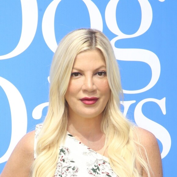 Tori Spelling à la première de "Dog Days" au Atrium à Westfield Century City à Los Angeles, le 5 août 2018
