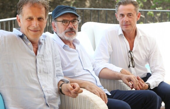 Exclusif - Rendez-Vous avec les acteurs de la pièce "ART", Charles Berling, Jean-Pierre Darroussin et Alain Fromager à Ramatuelle le 4 Août 2018 © Luc Boutria / Nice Matin / Bestimage