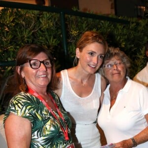 Exclusif - Jacqueline Franjou, Julie Gayet - Festival de Ramatuelle - Pièce ART de Y. Reza le 4 août 2018. © Luc Boutria / Nice Matin / Bestimage