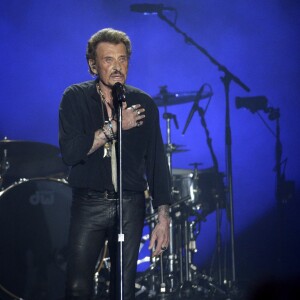 Exclusif - Johnny Hallyday en concert au Vélodrome à Arcachon, où 8500 personnes sont venues l'acclamer. Le 19 juillet 2016 © Patrick Bernard-Thibaud Moritz / Bestimage
