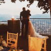 Lara Gut et Valon Behrami se sont mariés le 11 juillet 2018 à Lugano, en Suisse, quatre mois après avoir officialisé leur histoire d'amour. Photo Instagram publiée le lendemain, le 12 juillet.