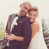 Lara Gut et Valon Behrami se sont mariés le 11 juillet 2018 à Lugano, en Suisse, quatre mois après avoir officialisé leur histoire d'amour. Photo Instagram publiée le 12 juillet par Lara Gut.