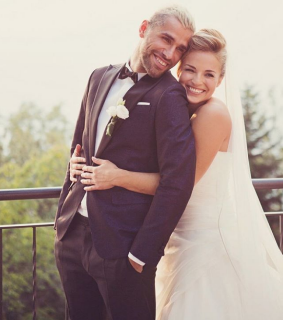 Lara Gut et Valon Behrami se sont mariés le 11 juillet 2018 à Lugano, en Suisse, quatre mois après avoir officialisé leur histoire d'amour. Photo Instagram publiée le 12 juillet par Lara Gut.