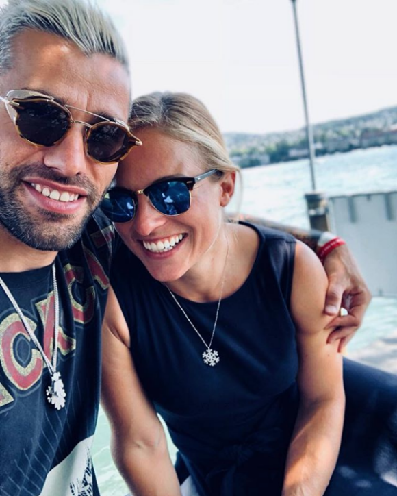 Lara Gut et Valon Behrami se sont mariés le 11 juillet 2018 à Lugano, en Suisse, quatre mois après avoir officialisé leur histoire d'amour. Photo Instagram du 10 juin 2018.