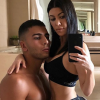 Younes Bendjima et Kourtney Kardashian, plus amoureux que jamais. Mars 2018.