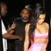 Kim Kardashian - Arrivées et sorties des célébrités venues au restaurant "Craig's" puis au club "Delilah" pour célébrer les 21 ans de Kylie Jenner à Los Angeles, le 9 août 2018.