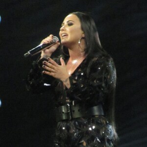 Demi Lovato en concert à l'O2 Arena à Londres le 25 juin 2018