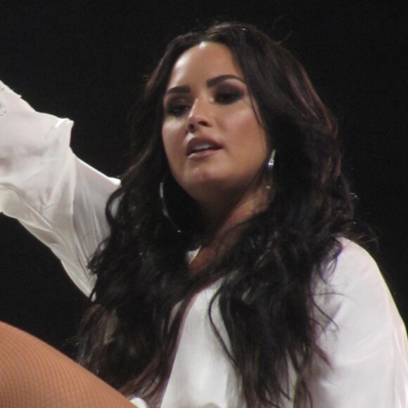 Demi Lovato en concert à l'O2 Arena à Londres le 25 juin 2018