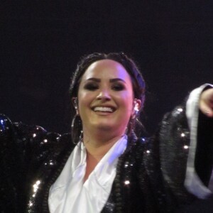 Demi Lovato en concert à l'O2 Arena à Londres le 25 juin 2018