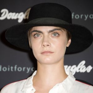 Cara Delevingne lors du photocall de la nouvelle campagne Douglas à Berlin. Le 30 mai 2018