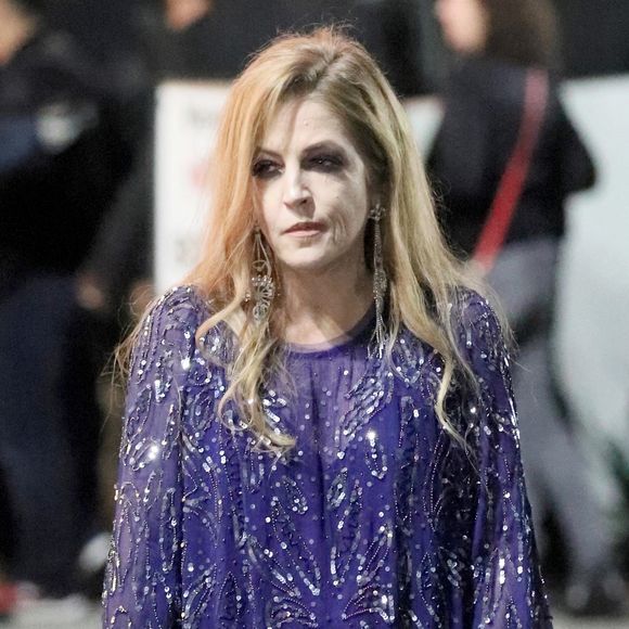 Exclusif - Lisa Marie Presley arrive au concert de Gun's N Roses à Los Angeles, le 30 novembre 2017