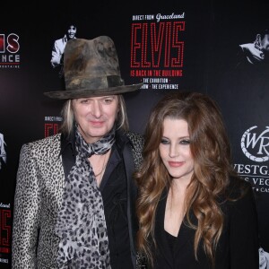 Michael Lockwood et Lisa Marie Presley - Première du spectacle musical "Elvis The Experience" à Las Vegas. Le 23 avril 2015