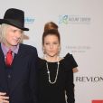 Lisa Marie Presley et Michael Lockwood - People à la soirée "Elton John AIDS Foundation" à New York le 15 octobre 2013.