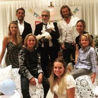 Karl Lagerfeld : Goûter d'anniversaire en famille pour sa chatte Choupette
