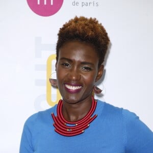 Rokhaya Diallo au photocall de la 1ère cérémonie des "Out d'Or", le premier gala de la visibilité LGBT, à la Maison des Métallos à Paris, le 29 juin 2017. © Giancarlo Gorassini/Bestimage