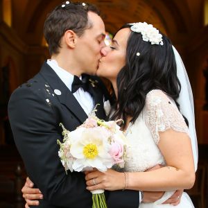 Exclusif - Prix spécial - Mariage religieux en l'église de Villanova d' Alizée et Grégoire Lyonnet - Villanova le 18 juin 2016 © Olivier Huitel - Olivier Sanchez / Bestimage