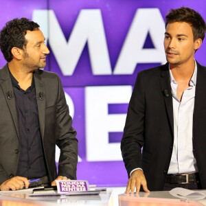 Exclusif - Cyril Hanouna et Bertrand Chameroy - Conference de presse rentree D8 et D17 "Touche Pas a Ma Rentree", le 29 aout 2013.