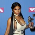 Nicki Minaj (meilleur clip hip-hop : Chun-Li) au photocall de la press room des MTV Video Music Awards à New York le 20 août 2018.