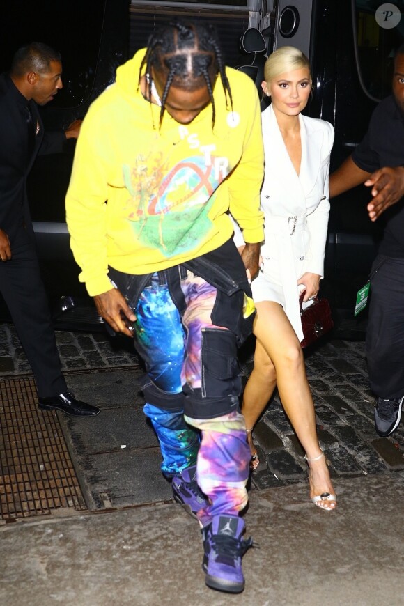 Kylie Jenner et son compagnon Travis Scott se rendent à la VMA afterparty au Radio City Music Hall à New York, le 20 août 2018