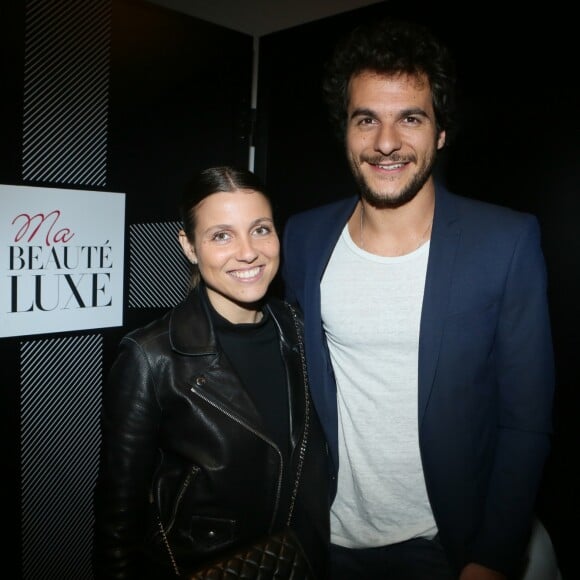 Amir (The Voice 3) et sa femme Lital - Soirée de lancement du nouveau site "Ma Beauté Luxe" à l'Elyseum à Paris, le 16 mars 2016. Ma beauté Luxe, 1ère box beauté 100% luxe et 100% personnalisable, est née de l'idée de réinventer la découverte de marques iconiques de façon simple et ludique, en testant les plus belles références en format voyage, pour être certain de les adorer en taille normale. © CVS/Bestimage