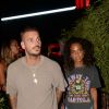 Exclusif - Matt Pokora (M. Pokora) et sa compagne Christina Milian à la sortie du VIP Room à Saint-Tropez, le 17 août 2018. © Rachid Bellak/Bestimage