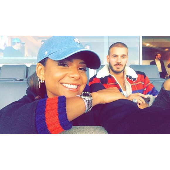 Matt Pokora et Christina Milian s'affichent sur Instagram, ce 28 mai 2018.