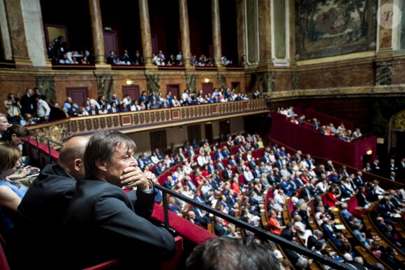 Nicolas Hulot - Discours du Président de la République française, Emmanuel Macron au Congrès de Versailles le 9 juillet 2018 © Elliot Blondet / Pool / Bestimage