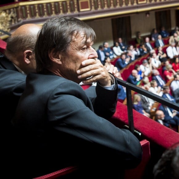 Nicolas Hulot - Discours du Président de la République française, Emmanuel Macron au Congrès de Versailles le 9 juillet 2018 © Elliot Blondet / Pool / Bestimage