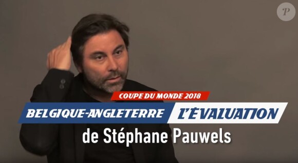 Stéphane Pauwels sur la chaîne L'Equipe le 14 juillet 2018.
