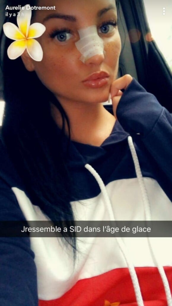 Aurélie Dotremont a refait son nez en Tunisie. Août 2018.