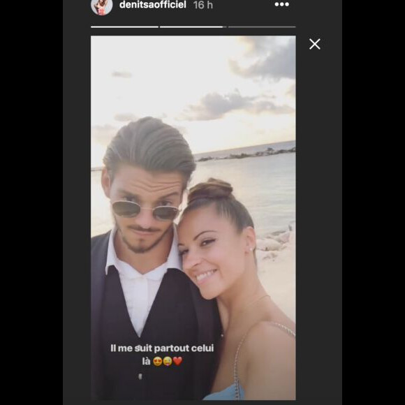 Rayane Bensetti et Denitsa Ikonomova se retrouvent à un mariage sur Instagram. Août 2018.
