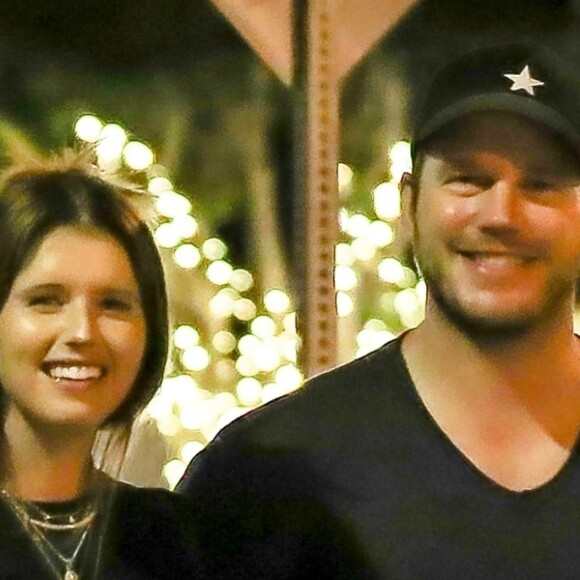 Chris Pratt et sa compagne Katherine Schwarzenegger sont allés dîner au restaurant R+D Kitchen à Santa Monica. Les tourtereaux semblent détendus après ce rendez-vous en tête à tête, le 29 aout 2018.