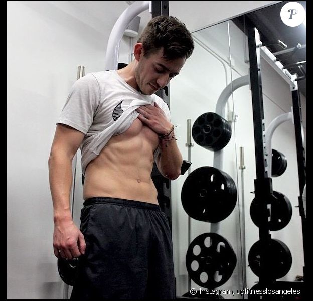 Kevin McHale pris en photo à la salle Ultimate Performance Fitness, le 21 juillet 2018