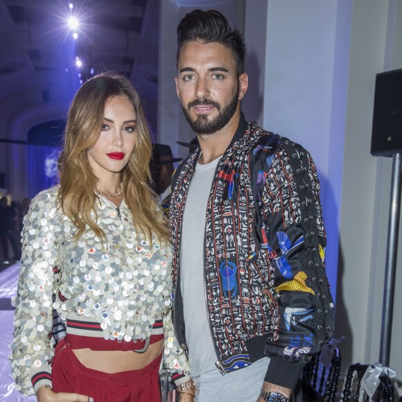 Nabilla Benattia et son compagnon Thomas Vergara - People au défilé de mode "Jean Paul Gaultier", collection Haute-Couture automne-hiver 2018/2019, à Paris. Le 4 juillet 2018 © Olivier Borde / Bestimage People