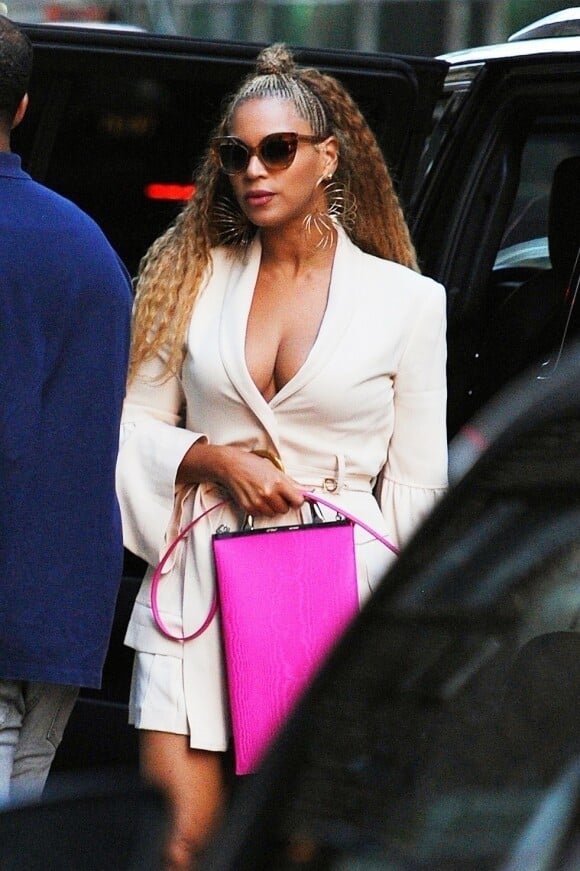 Exclusif - Beyonce et son mari Jay-Z sont allés diner en amoureux à New York, le 6 août 2018 .
