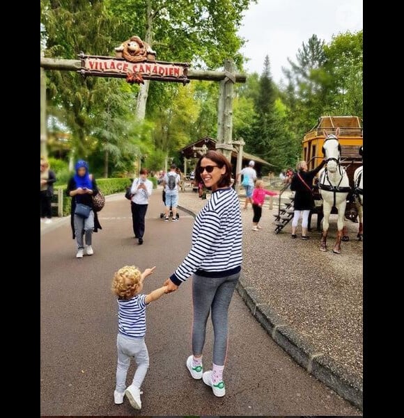 Daniela Martins et sa fille à Nigoland, dans l'Aube - Instagram, 17 août 2018