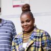 Janet Jackson et Daddy Yankee font la promotion de leur nouveau titre "Made For Now" lors du la 44ème "Harlem Week" à New York, le 18 août 2018. -