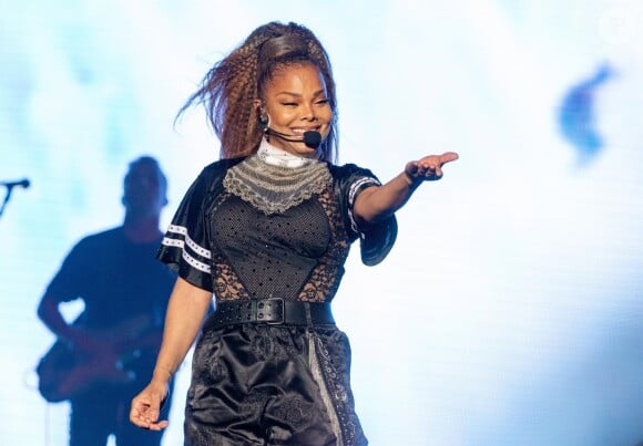 Janet Jackson en concert lors du festival de musique Outside Lands à San Francisco en Californie, le 12 aout 2018.