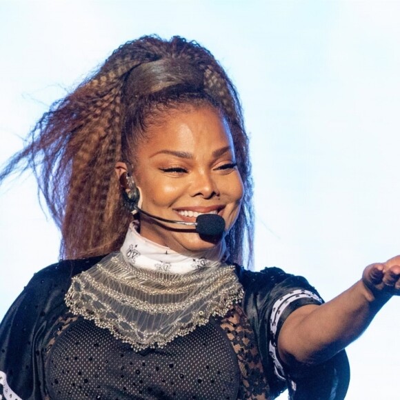 Janet Jackson en concert lors du festival de musique Outside Lands à San Francisco en Californie, le 12 aout 2018.