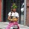 Janet Jackson sur le tournage de 'Made for Now' dans le quartier de Brooklyn à New York, le 23 juillet 2018 © CPA/Bestimage