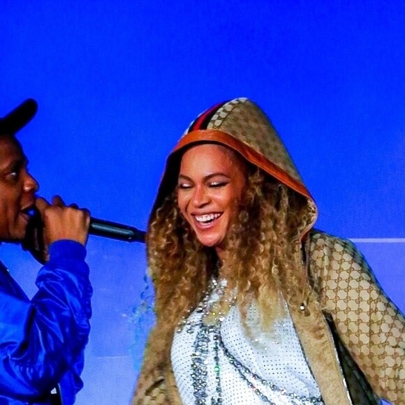 Beyoncé et JAY-Z en concert à Cardiff pour leur tournée "On the Run Tour II" le 6 juin 2018.