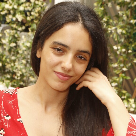 Hafsia Herzi - People au village lors des internationaux de tennis de Roland Garros le 28 mai 2018.
