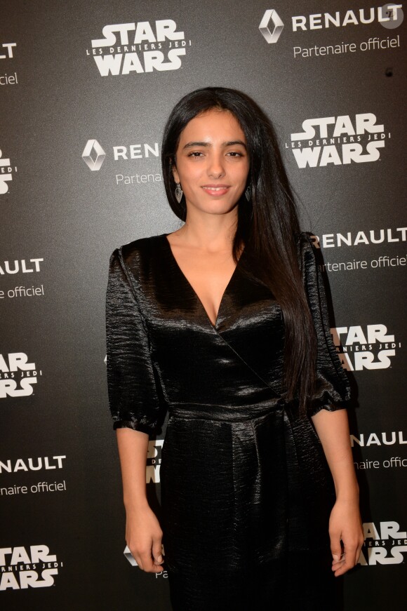 Hafsia Herzi - Présentation de la Renault Zoé Série Limitée Star Wars directement liée à l'univers du futur film Star Wars: Han Solo, qui sortira au printemps 2018, à l'atelier Renault sur les Champs Elysées à Paris, France, le 13 décembre 2017. © Rachid Bellak/Bestimage